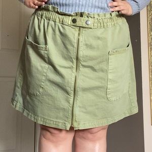 Plus size green skirt • Brand: Universal Thread